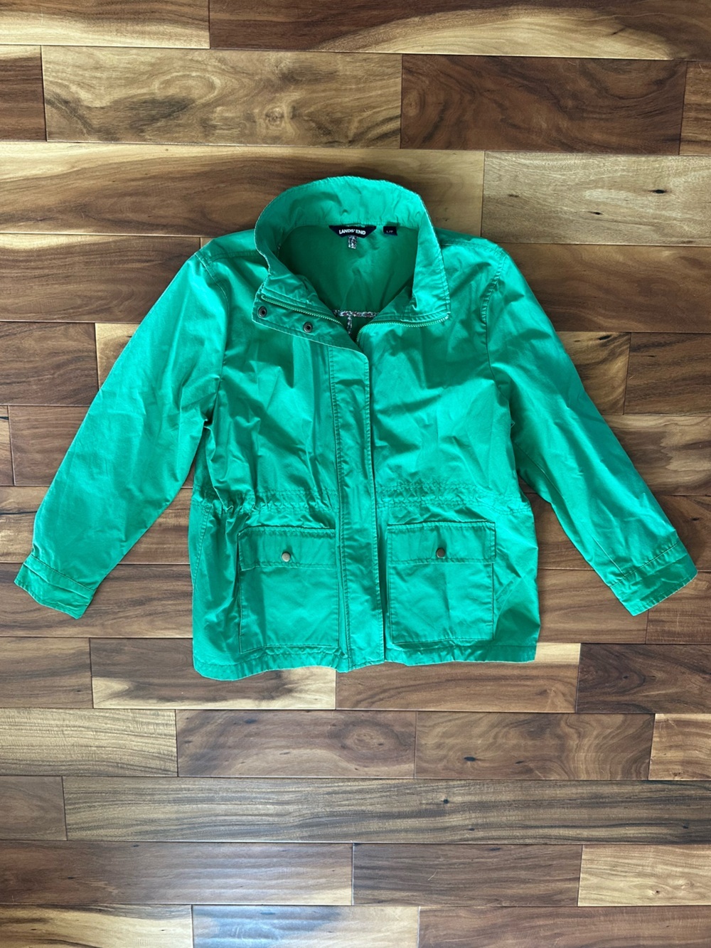 Lands' End Green Lightweight Jacket size LP